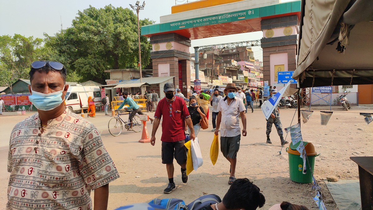 बेलहिया नाका हुँदै भारतबाट आएका ५ जनामा कोरोना संक्रमण
